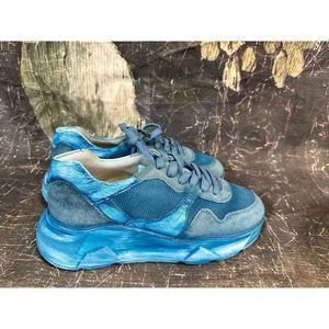 Free People Let's Wander Washed Sneaker Size 37